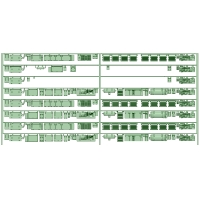 HK51-07：5100系　5104F 床下機器【武蔵模型工房　Nゲージ 鉄道模型】